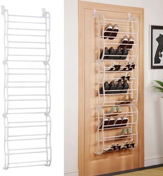 Confezione da 3 scarpiere da appendere alle porte