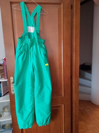 Pantaloni sci unisex verdi