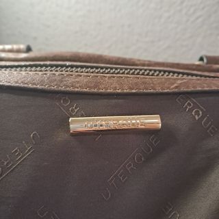 Bolso Uterqüe Marrón Piel