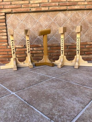 Soportes de madera para gimnasia acrobática 