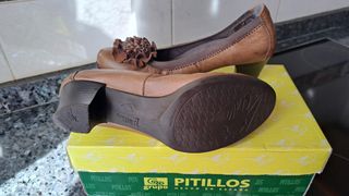 Zapatos Pitillos Mujer Marrones Talla 38