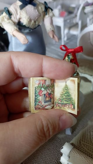 Libro Dollhouse Natale 1:12