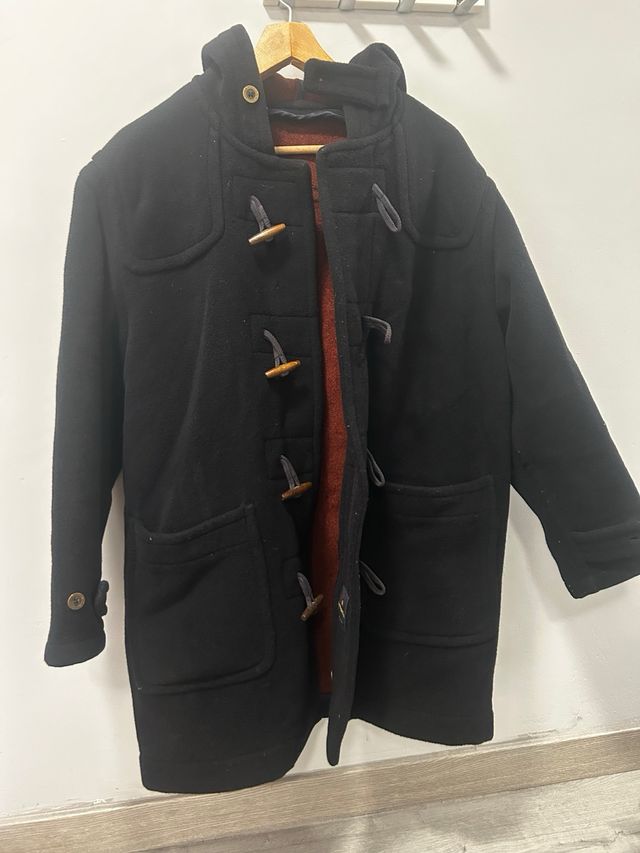 Chaquetón Lana capucha Ermenegildo Zegna negro