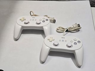 2 Nintendo Wii Oficial Mando Clasico Pro - Blanco