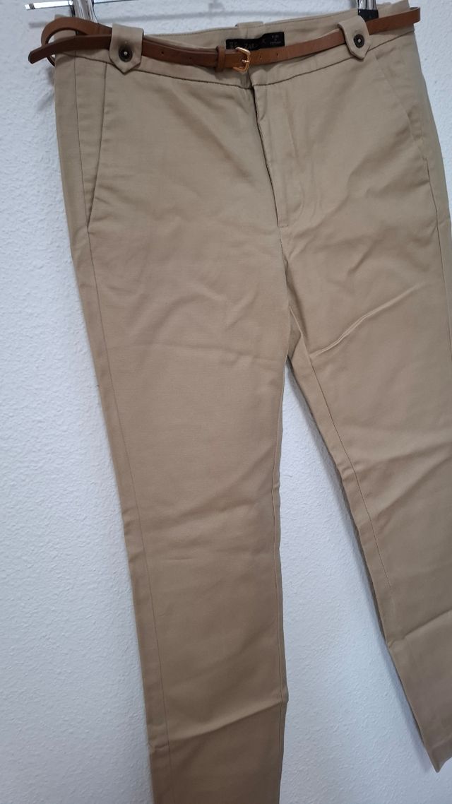 Pantalón Zara Beige Talla M