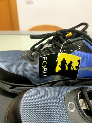 Zapatos de seguridad FORLI negros y azules