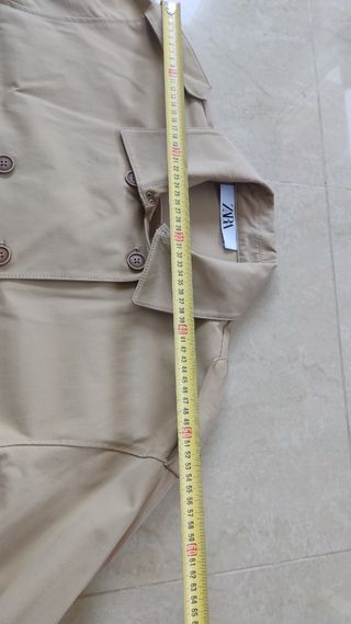 Chaqueta zara beige mujer