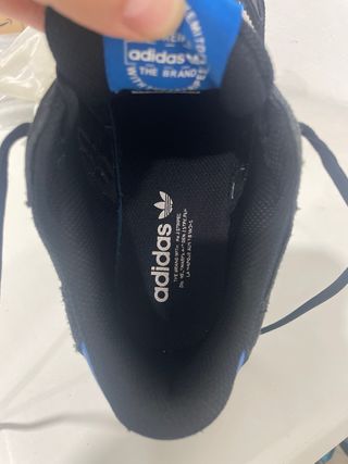 Zapatillas Adidas ZX 750 Negras y Azules