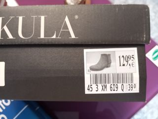 Botín Akula Marrón