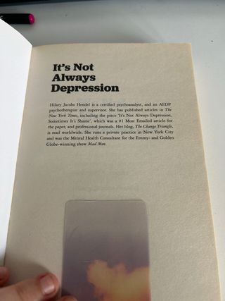 Its Not Always Depression
