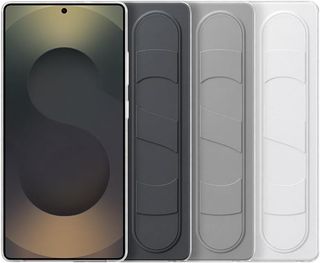 ✨ - Samsung Funda Con Soporte Negra Para Galaxy S2