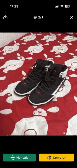 Zapatillas Air Jordan Max Aura Negras/Blancas/Roja