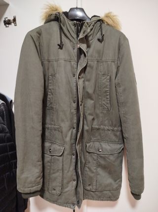 Parka Only & Sons verde oliva