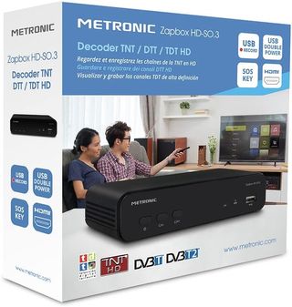 ✨ - Metronic 441655 Zapbox HD-SO.3 - Receptor TDT-