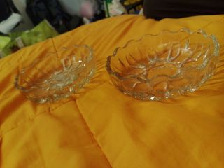 2 Ceniceros de cristal tallado