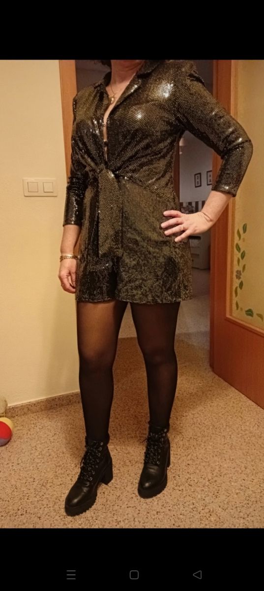 Mono Zara lentejuelas