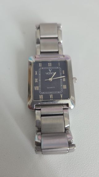 Reloj Viceroy Cuadrado Negro y Plateado