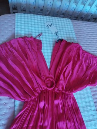 Mono Zara rosa talla s