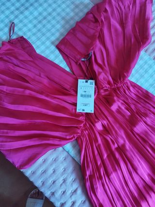 Mono Zara rosa talla s