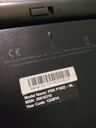 PEAQ PDK P1002-NL Tablet/Portátil Negro