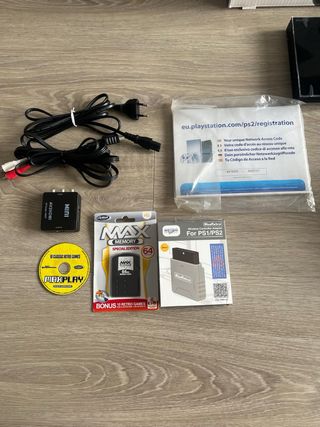 Consola PlayStation 2 Negra + Accesorios