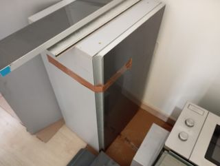 Frigorífico Balay con dispensador, microondas, lav
