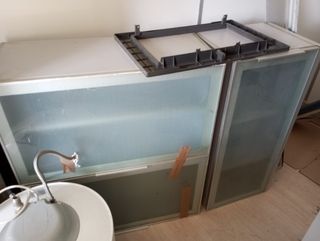 Frigorífico Balay con dispensador, microondas, lav