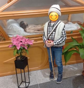 Traje de pastor niño