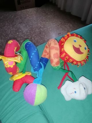 Colgante espiral para cochecito de bebé