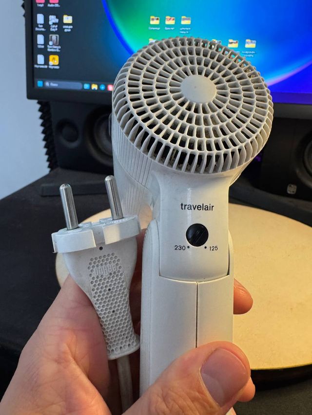 Asciugacapelli da viaggio Braun Silencio 1250