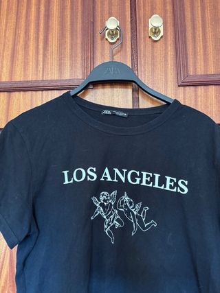 Crop top Los Ángeles Zara Talla única