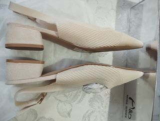 Zapatos Moda Shoes Beige Talla 40