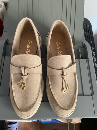Mocasines Dicle Pol Beige Talla 37 