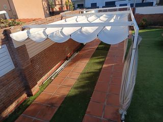 Pérgola adosada

