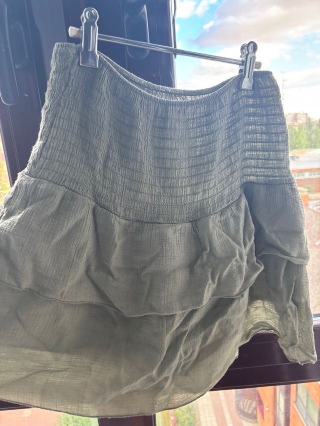 Falda pantalón verde