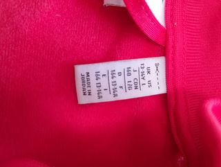 Chaqueta Adidas Roja Talla 13-14años