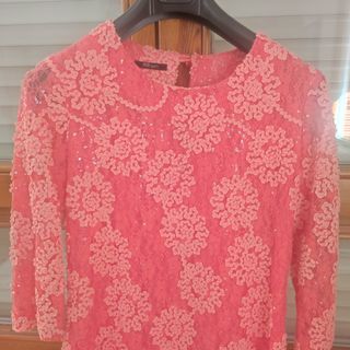 Vestido fiesta encaje lentejuelas NB sport