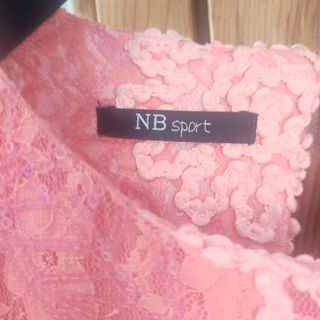 Vestido fiesta encaje lentejuelas NB sport