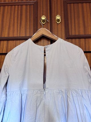 mono- Vestido Zara azul
