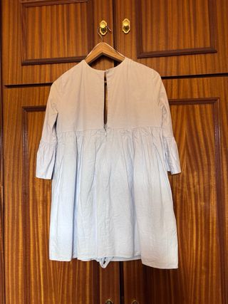 mono- Vestido Zara azul
