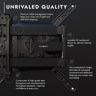 ✨ - Invision Soporte de Pared para TV para Pantall