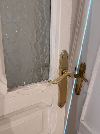 Puertas antiguas madera y cristal 