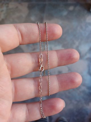 Cadena de plata