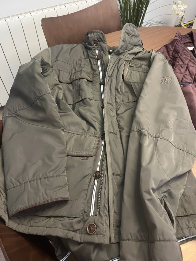 Chaquetón hombre 2 piezas con chaleco