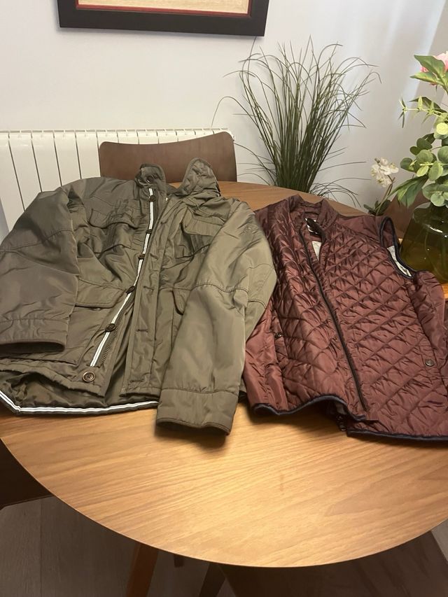 Chaquetón hombre 2 piezas con chaleco
