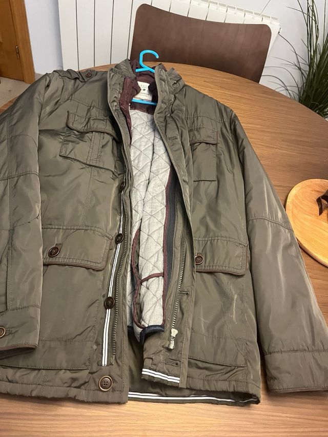 Chaquetón hombre 2 piezas con chaleco