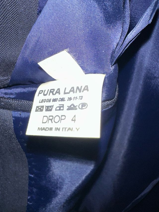 Giacca uomo Zegna tessuto ferri taglia 49