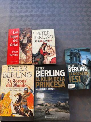 Lote novelas Peter Berling – Hijos del Grial
