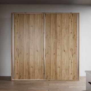 Armario puertas correderas madera