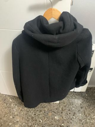 Trenca Zara Negra Talla M